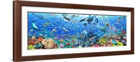 Underwater Panorama-Adrian Chesterman-Framed Art Print