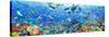 Underwater Panorama-Adrian Chesterman-Stretched Canvas