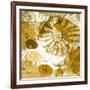 Underwater Perspective in Gold-Charlie Carter-Framed Art Print