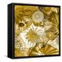 Underwater Perspective in Gold-Charlie Carter-Framed Stretched Canvas