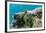 Underwater Reef System on Pink Sand Beach, Komodo National Park, Komodo Island, Indonesia-Michael Nolan-Framed Photographic Print