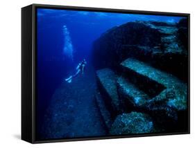 Underwater Ruins-null-Framed Stretched Canvas