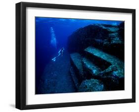 Underwater Ruins-null-Framed Photographic Print