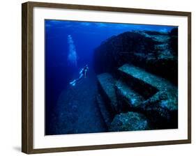 Underwater Ruins-null-Framed Photographic Print