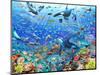 Underwater Scene-Adrian Chesterman-Mounted Art Print