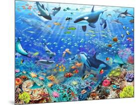 Underwater Scene-Adrian Chesterman-Mounted Art Print