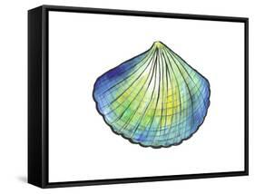 Underwater Shell 1-Beverly Dyer-Framed Stretched Canvas