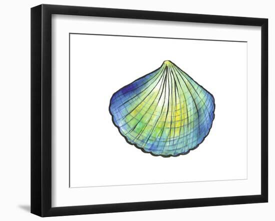 Underwater Shell 1-Beverly Dyer-Framed Art Print