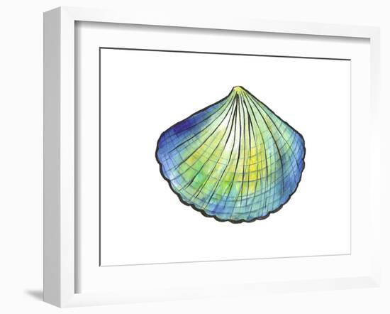 Underwater Shell 1-Beverly Dyer-Framed Art Print