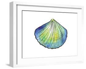 Underwater Shell 1-Beverly Dyer-Framed Art Print