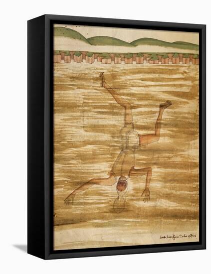 Underwater Swimming from Logimento Taccolae-null-Framed Stretched Canvas