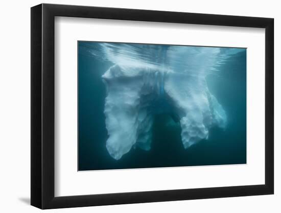 Underwater View of Glacial Ice Near Wiencke Island, Antarctica, Polar Regions-Michael Nolan-Framed Photographic Print