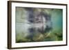 Underwater Walrus and Calf in Hudson Bay, Nunavut, Canada-Paul Souders-Framed Photographic Print