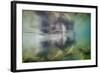 Underwater Walrus and Calf in Hudson Bay, Nunavut, Canada-Paul Souders-Framed Photographic Print