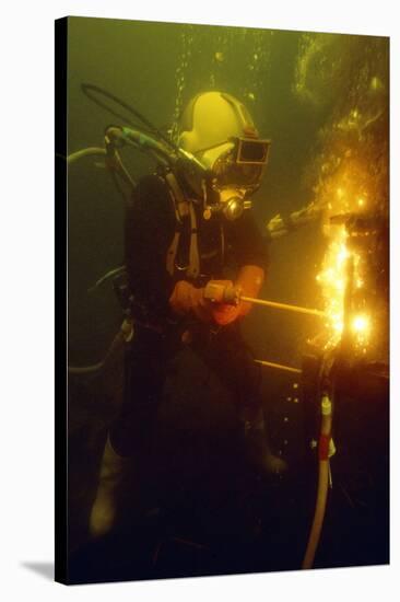 Underwater Welding-Louise Murray-Stretched Canvas