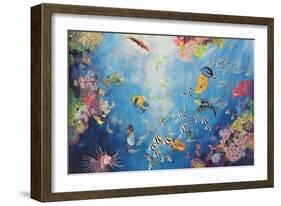 Underwater World II, 1998-Odile Kidd-Framed Giclee Print