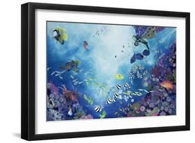 Underwater World III, 2002-Odile Kidd-Framed Giclee Print