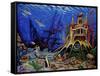 Underwater World-Martin Nasim-Framed Stretched Canvas