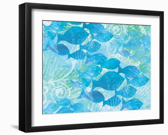 Underwater-Bee Sturgis-Framed Art Print