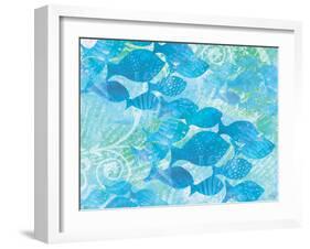 Underwater-Bee Sturgis-Framed Art Print