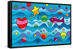 Underwater-Howie Green-Framed Stretched Canvas