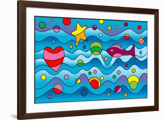 Underwater-Howie Green-Framed Giclee Print