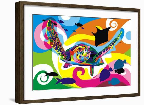 Underwater-Bob Weer-Framed Giclee Print