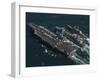 Underway Replenishment at Sea with U.S. Navy Ships in the Arabian Gulf-Stocktrek Images-Framed Photographic Print