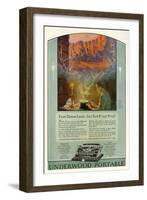 Underwood, Magazine Advertisement, USA, 1920-null-Framed Giclee Print