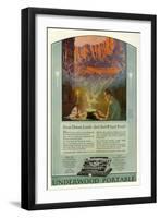 Underwood, Magazine Advertisement, USA, 1920-null-Framed Premium Giclee Print