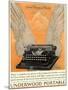 Underwood Portable Typewriters Equipment, USA, 1922-null-Mounted Giclee Print