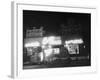 Underworld Character Mickey Cohen's Haberdashery at Night-Peter Stackpole-Framed Photographic Print