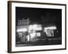 Underworld Character Mickey Cohen's Haberdashery at Night-Peter Stackpole-Framed Photographic Print