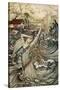 Undine by Friedrich de la Motte Fouqué-Arthur Rackham-Stretched Canvas