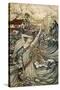Undine by Friedrich de la Motte Fouqué-Arthur Rackham-Stretched Canvas