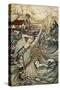 Undine by Friedrich de la Motte Fouqué-Arthur Rackham-Stretched Canvas