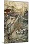 Undine by Friedrich de la Motte Fouqué-Arthur Rackham-Mounted Giclee Print