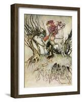 Undine by Friedrich de la Motte Fouqué-Arthur Rackham-Framed Giclee Print