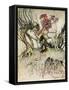 Undine by Friedrich de la Motte Fouqué-Arthur Rackham-Framed Stretched Canvas