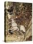 Undine by Friedrich de la Motte Fouqué-Arthur Rackham-Stretched Canvas