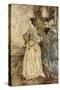 Undine by Friedrich de la Motte Fouqué-Arthur Rackham-Stretched Canvas