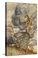 Undine by Friedrich de la Motte Fouqué-Arthur Rackham-Stretched Canvas