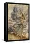 Undine by Friedrich de la Motte Fouqué-Arthur Rackham-Framed Stretched Canvas