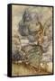 Undine by Friedrich de la Motte Fouqué-Arthur Rackham-Framed Stretched Canvas