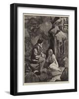 Undine Discovering Herself to the Knight Huldbrand-Francis John Wyburd-Framed Giclee Print