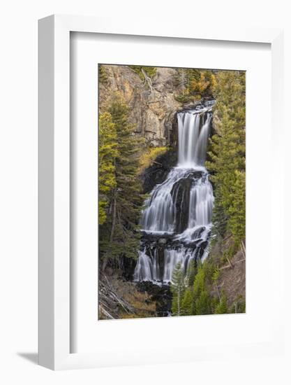 Undine Falls, Yellowstone National Park, Wyoming-Adam Jones-Framed Photographic Print