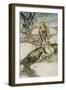 Undine, Illustration from the book by Baron Friedrich de la Motte Fouque-Arthur Rackham-Framed Giclee Print