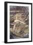 Undine, Illustration from the Book by Baron Friedrich de la Motte Fouque-Arthur Rackham-Framed Giclee Print