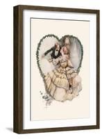 Undue Haste-Harrison Fisher-Framed Art Print