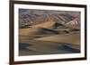 Undulating Sand Dunes of Death Valley in Golden Light-Sheila Haddad-Framed Photographic Print